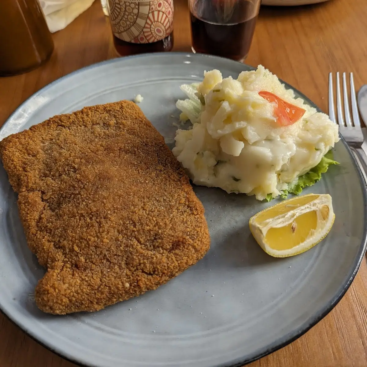 Cordon Bleu Mit Kartoffelsalat Vegan