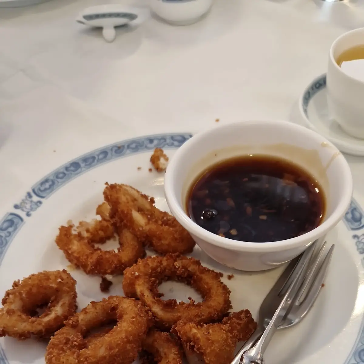 Gebackener Tintenfisch