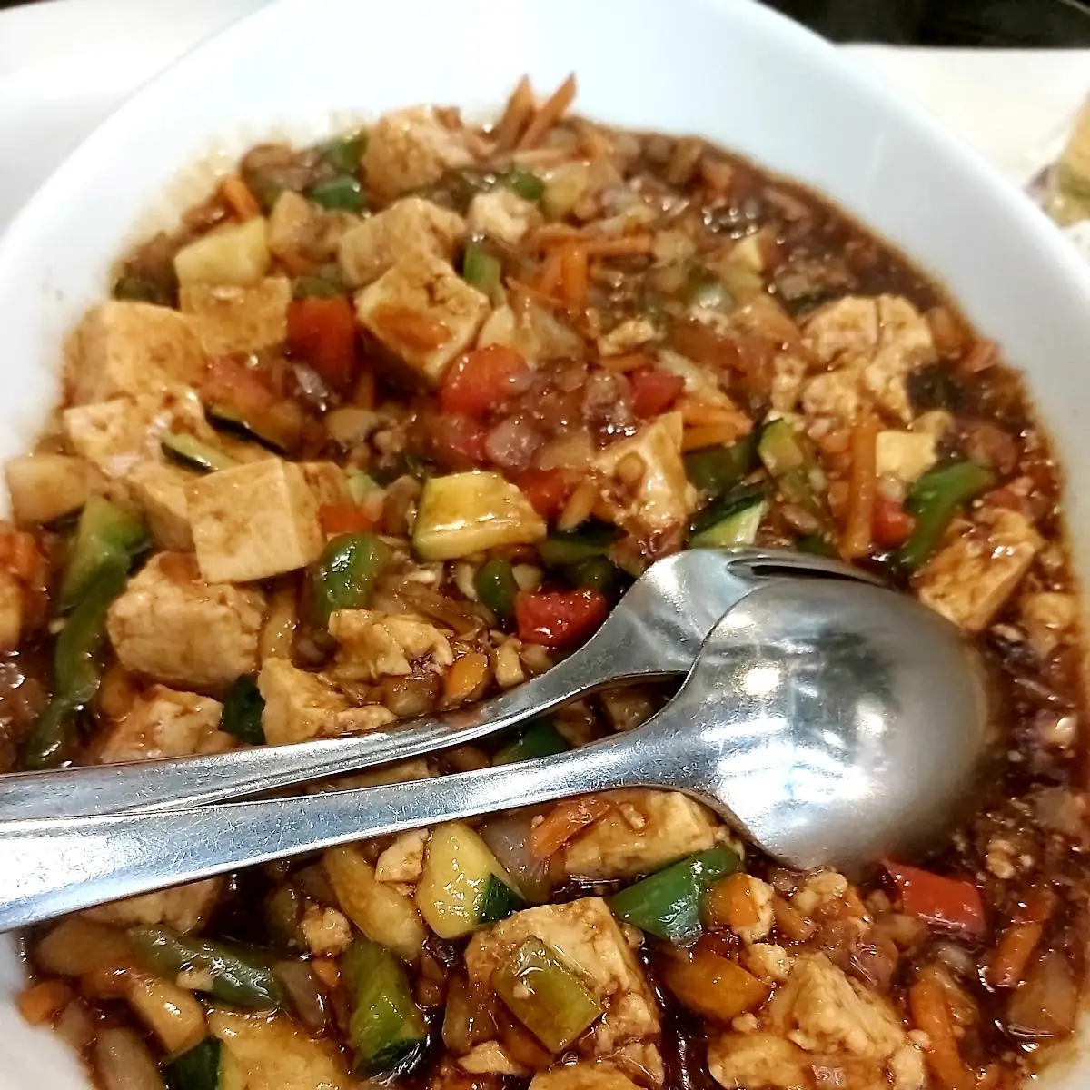 Hexe Tofu Mit Gemüse Scharf