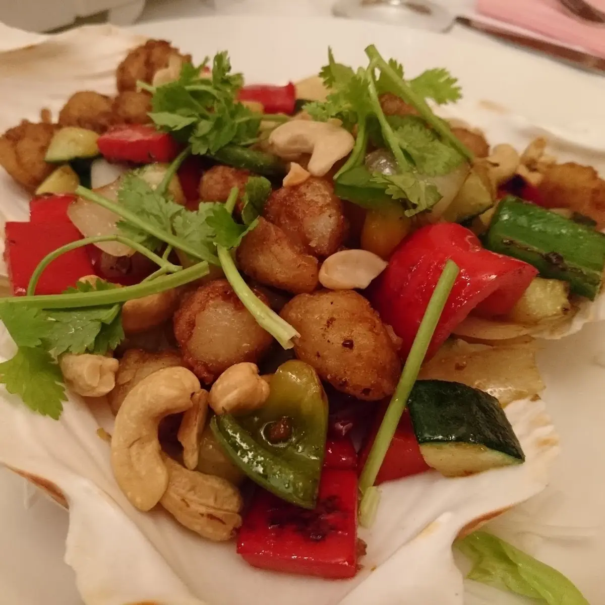 Huhn Szechuan Art