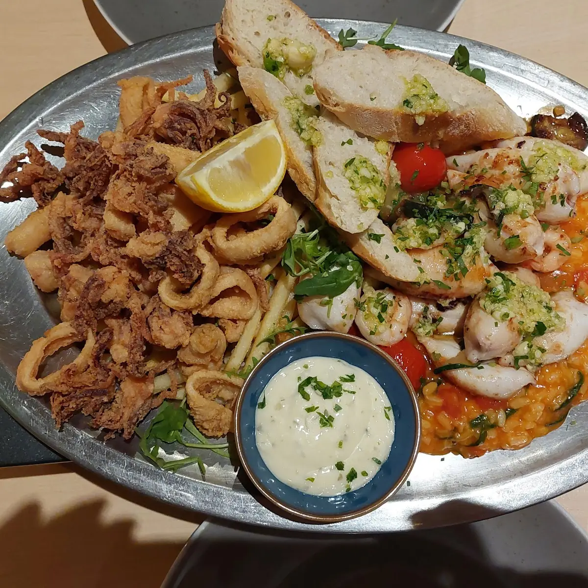 Calamariplatte