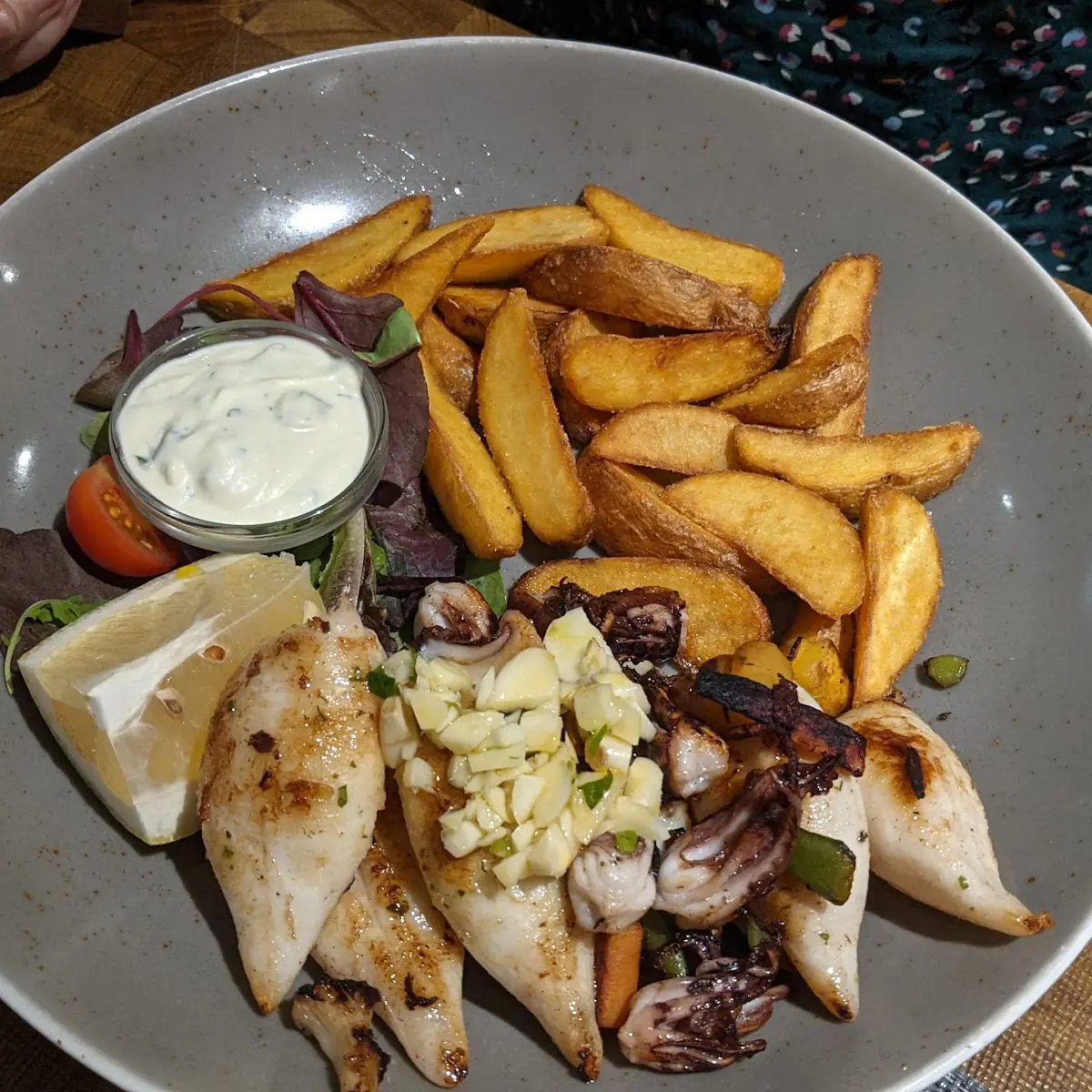 Gegrillte Kalamari