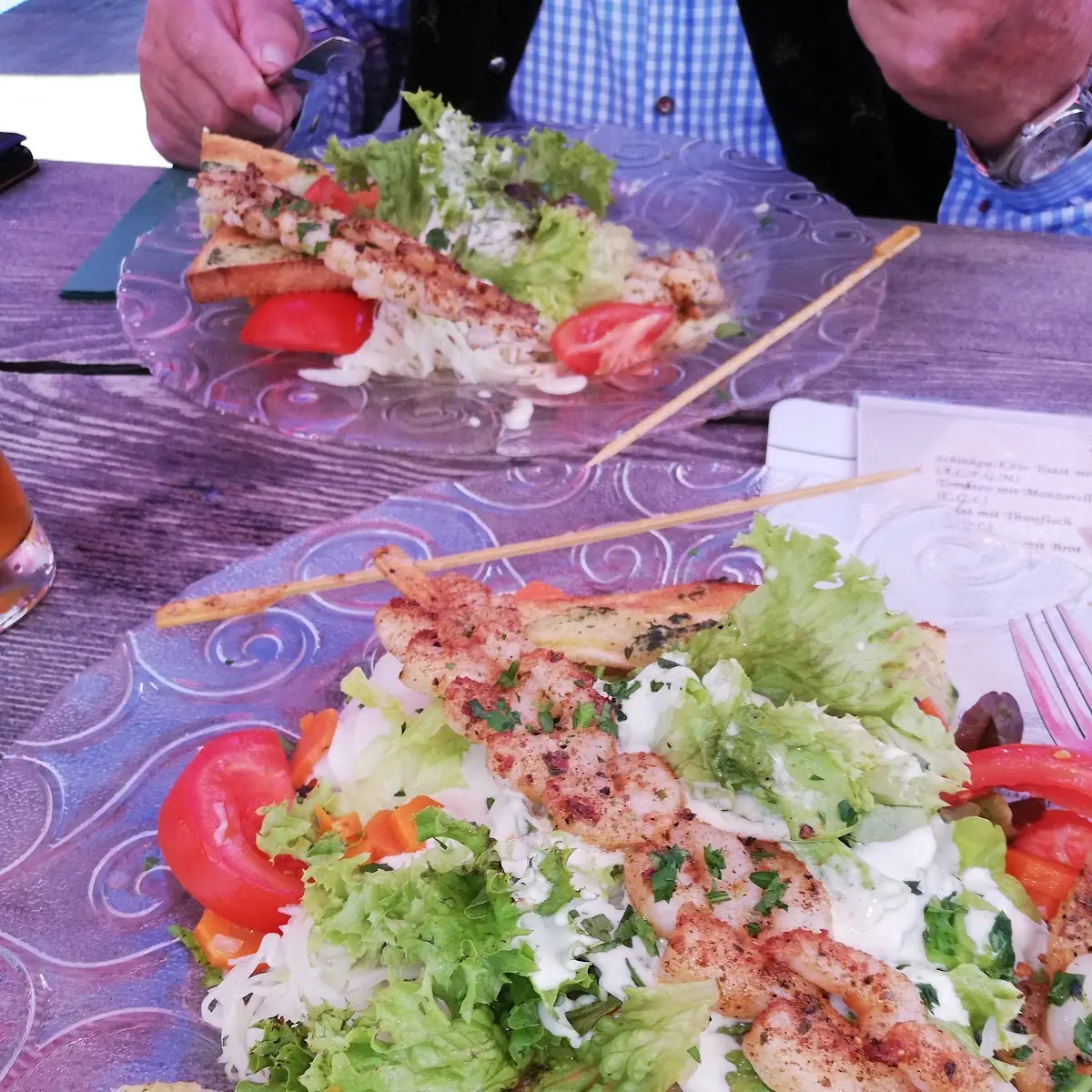 Salat Mit Garnelen