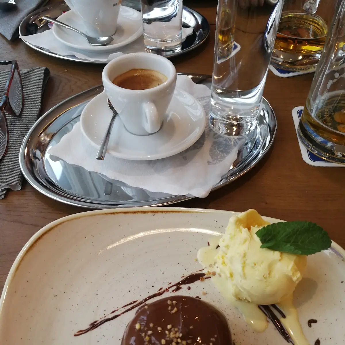 Schokotörtchen Mit Vanilleeis