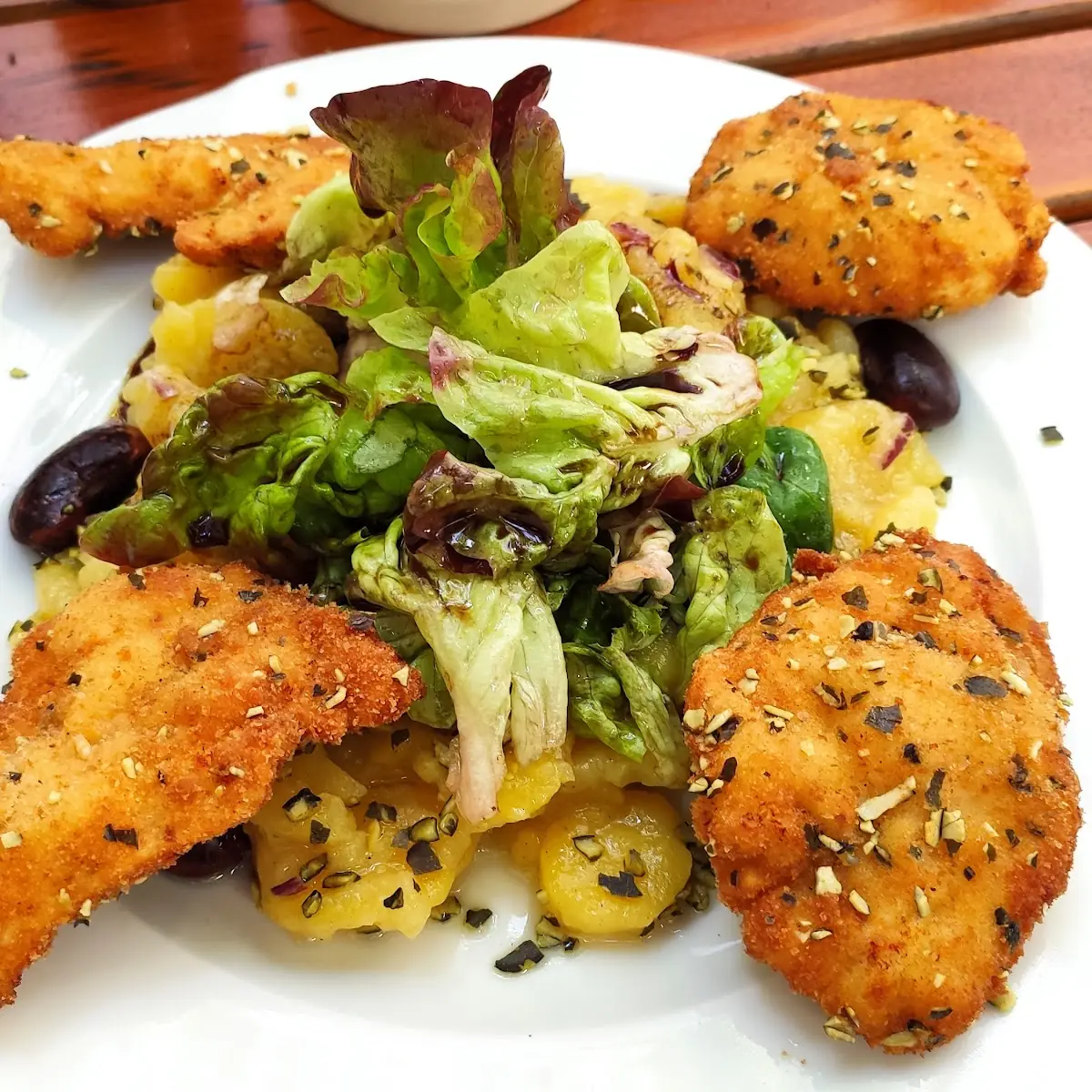 Backhendlsalat