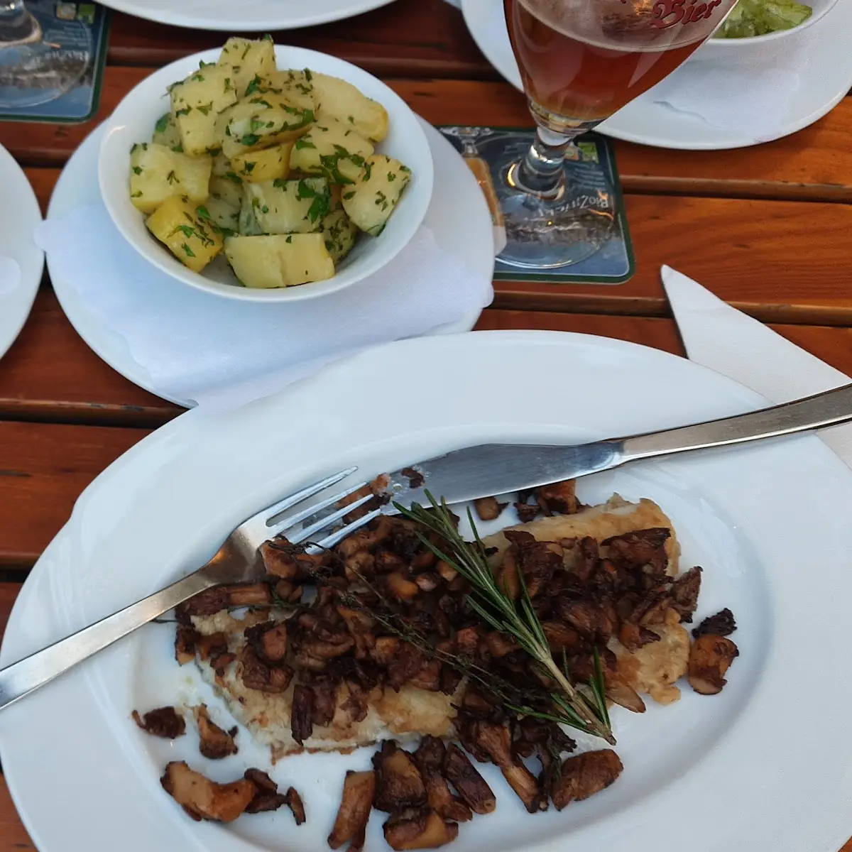 Seibling Mit Eierschwammerl