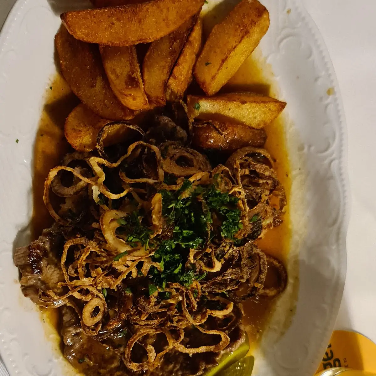 Zwiebelrostbraten