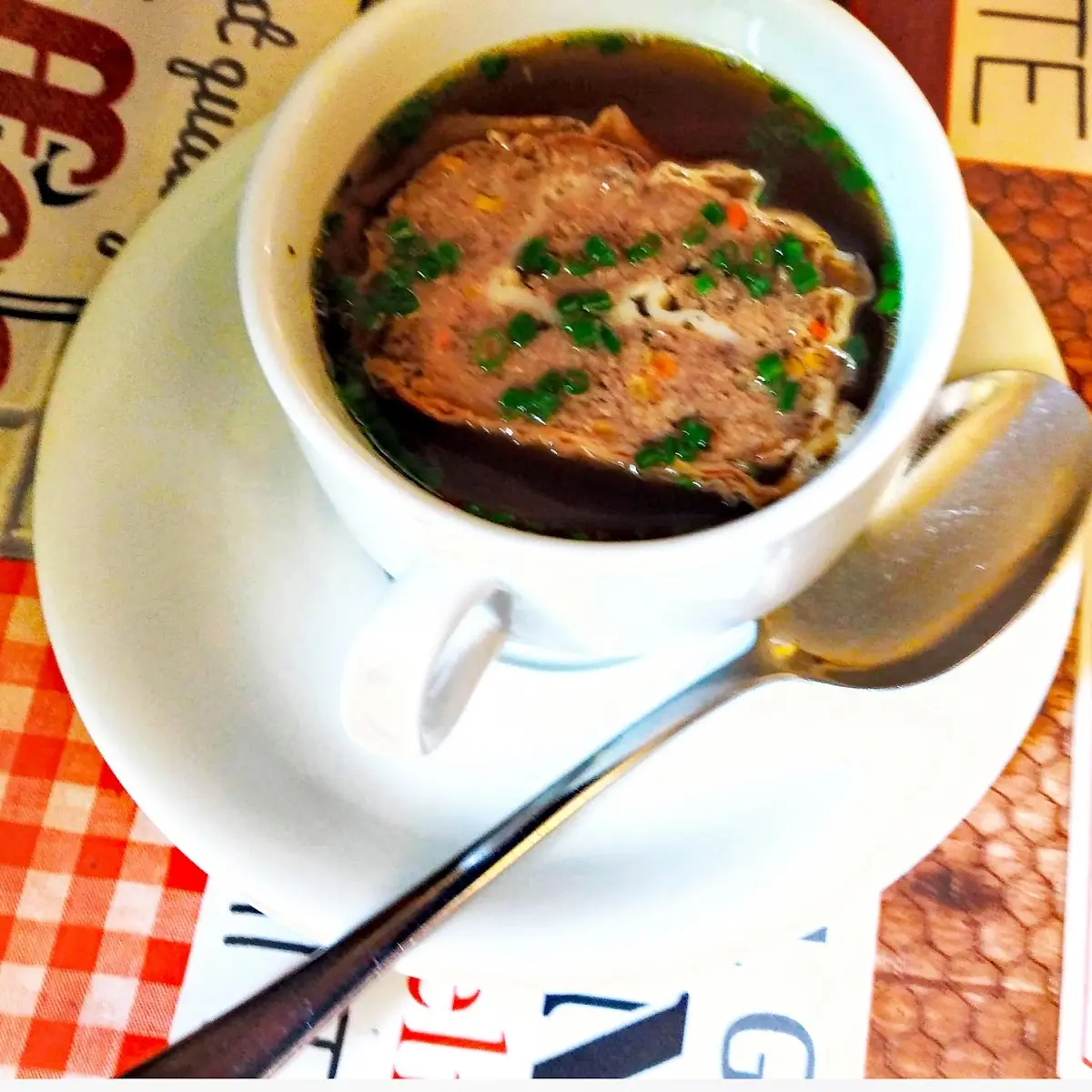 Fleischstrudelsuppe