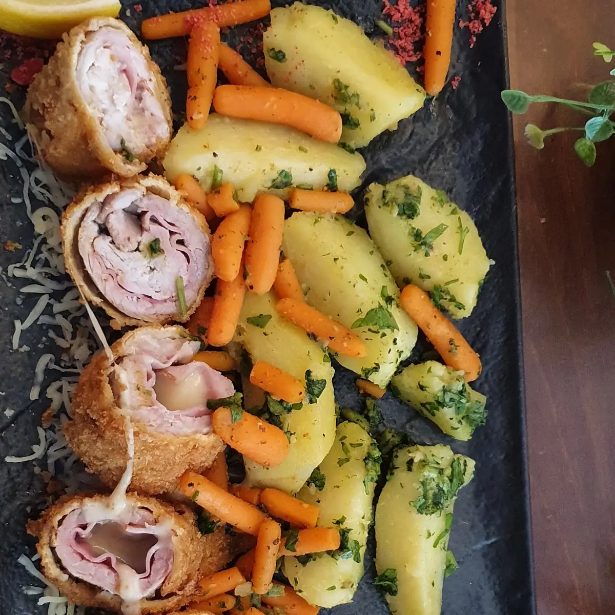 Cordon Bleu Gerollt