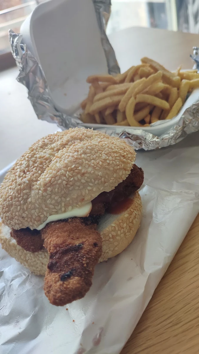 Sesam Schnitzelsemmel