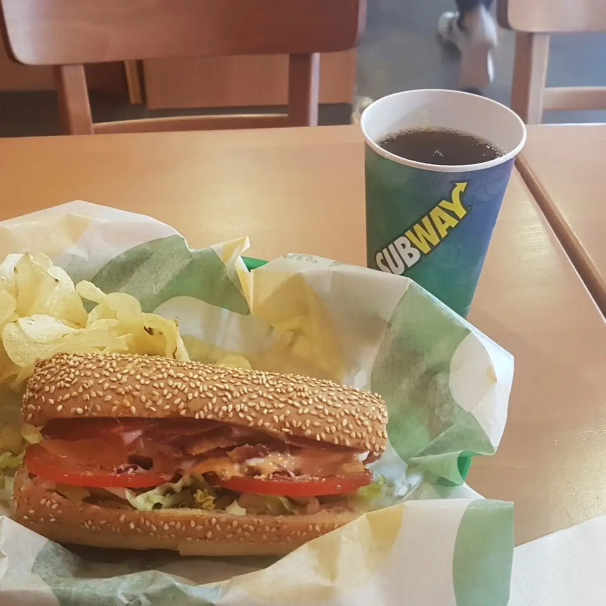 Fajita Sandwich Mit Bacon Mund Chipotle Soße