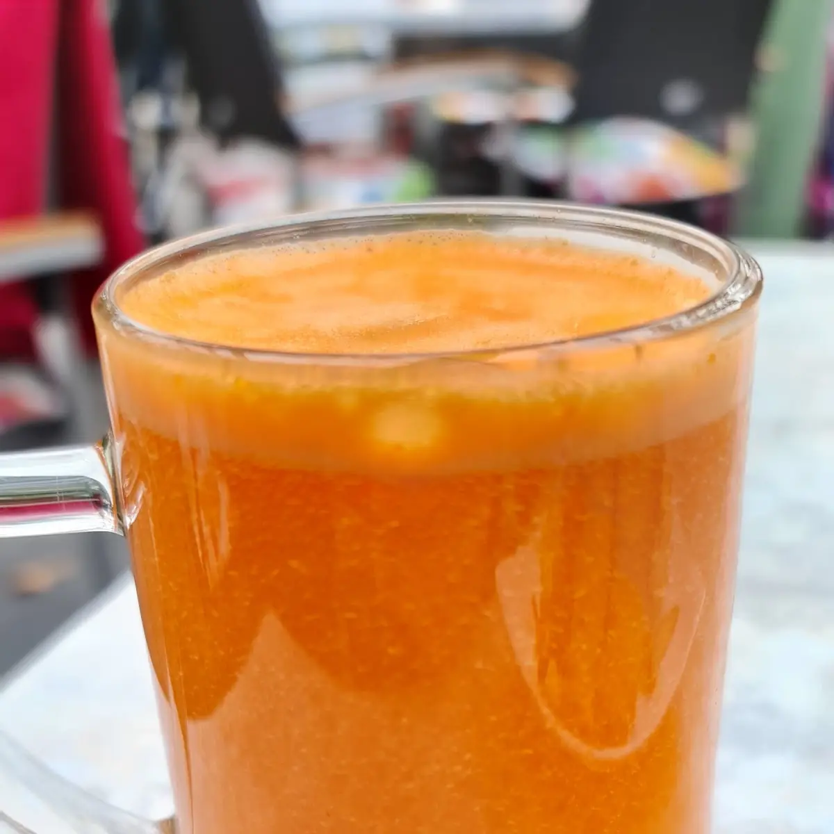 Karottensaft Mit Olivenöl