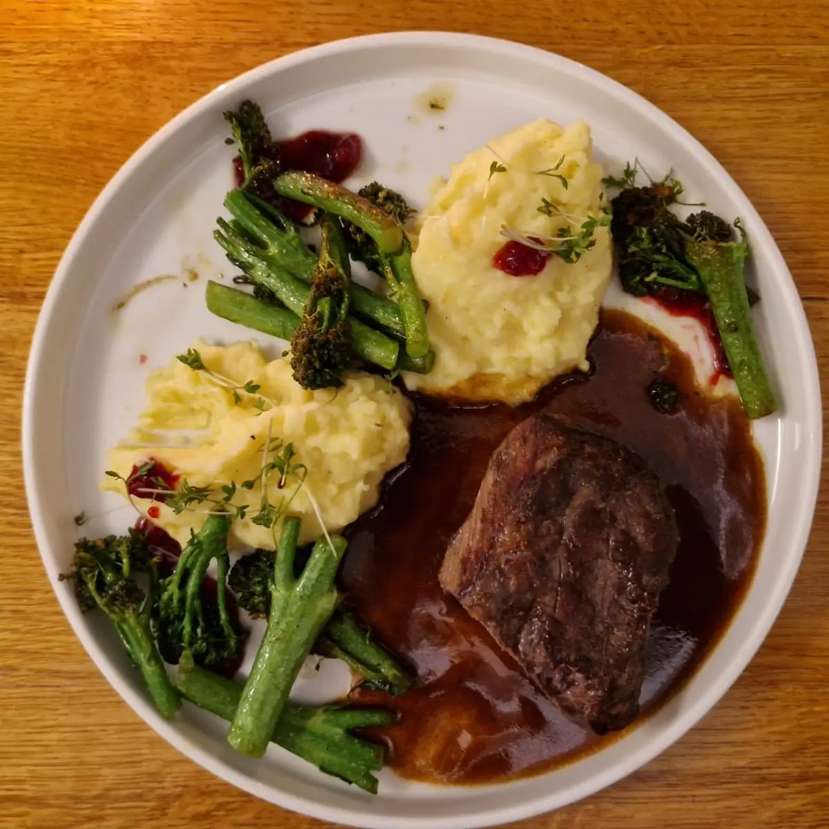 Hirschrückensteak