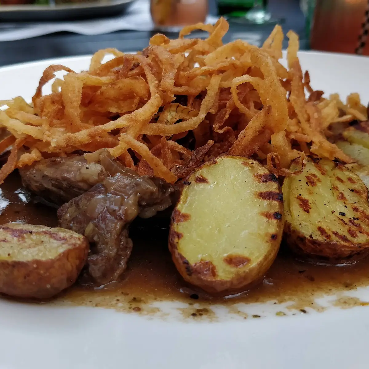 Zwiebelrostbraten Rind