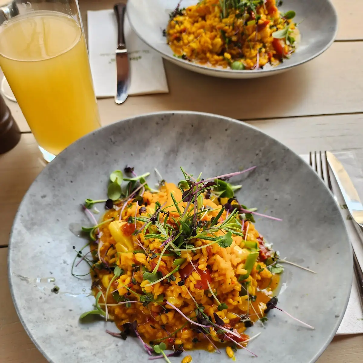 Safranrisotto Vegan