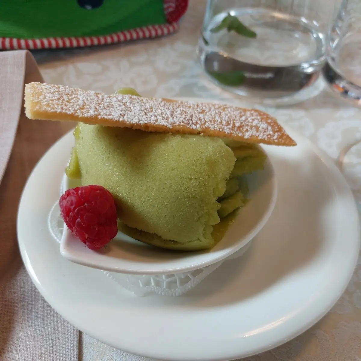 Basilikum Sorbet