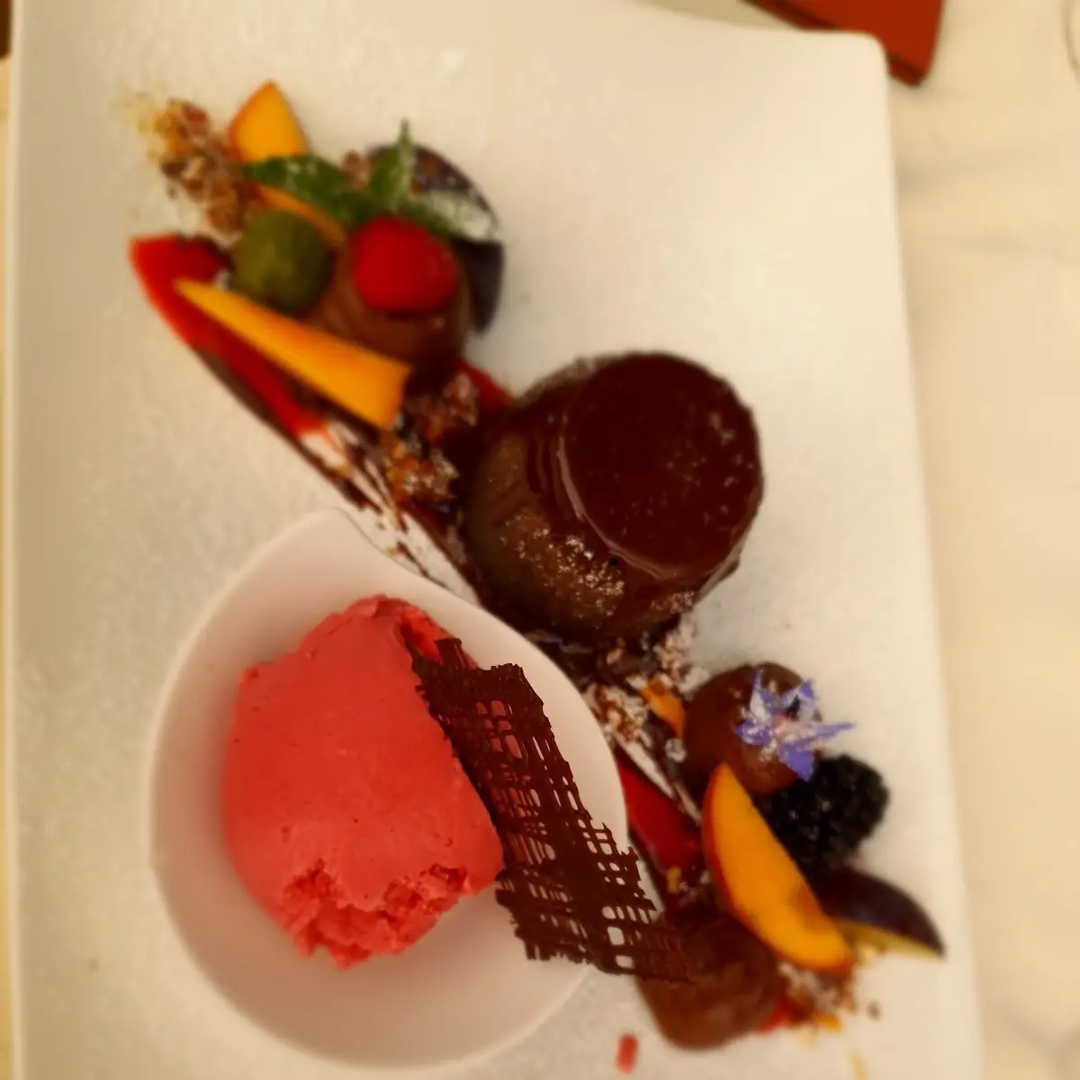 Dessert Schokokuchen