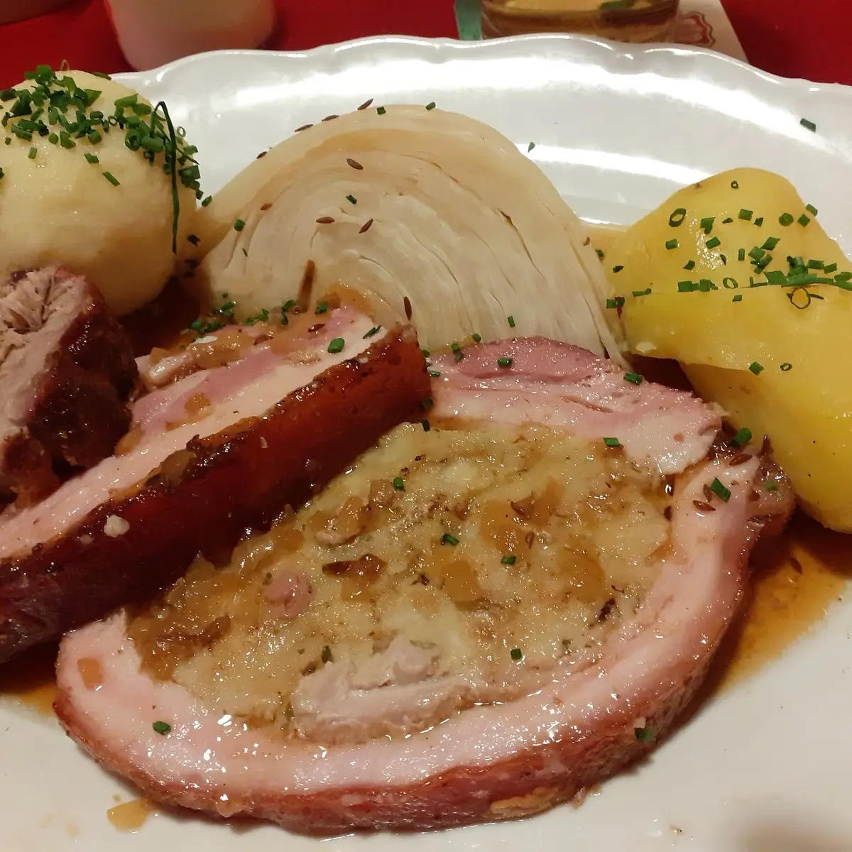 Gefüllter Bauch