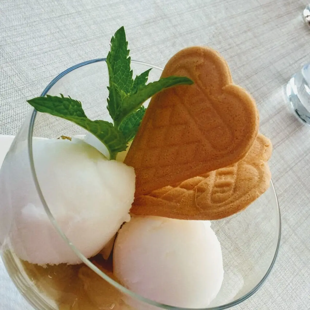 Zitronensorbet