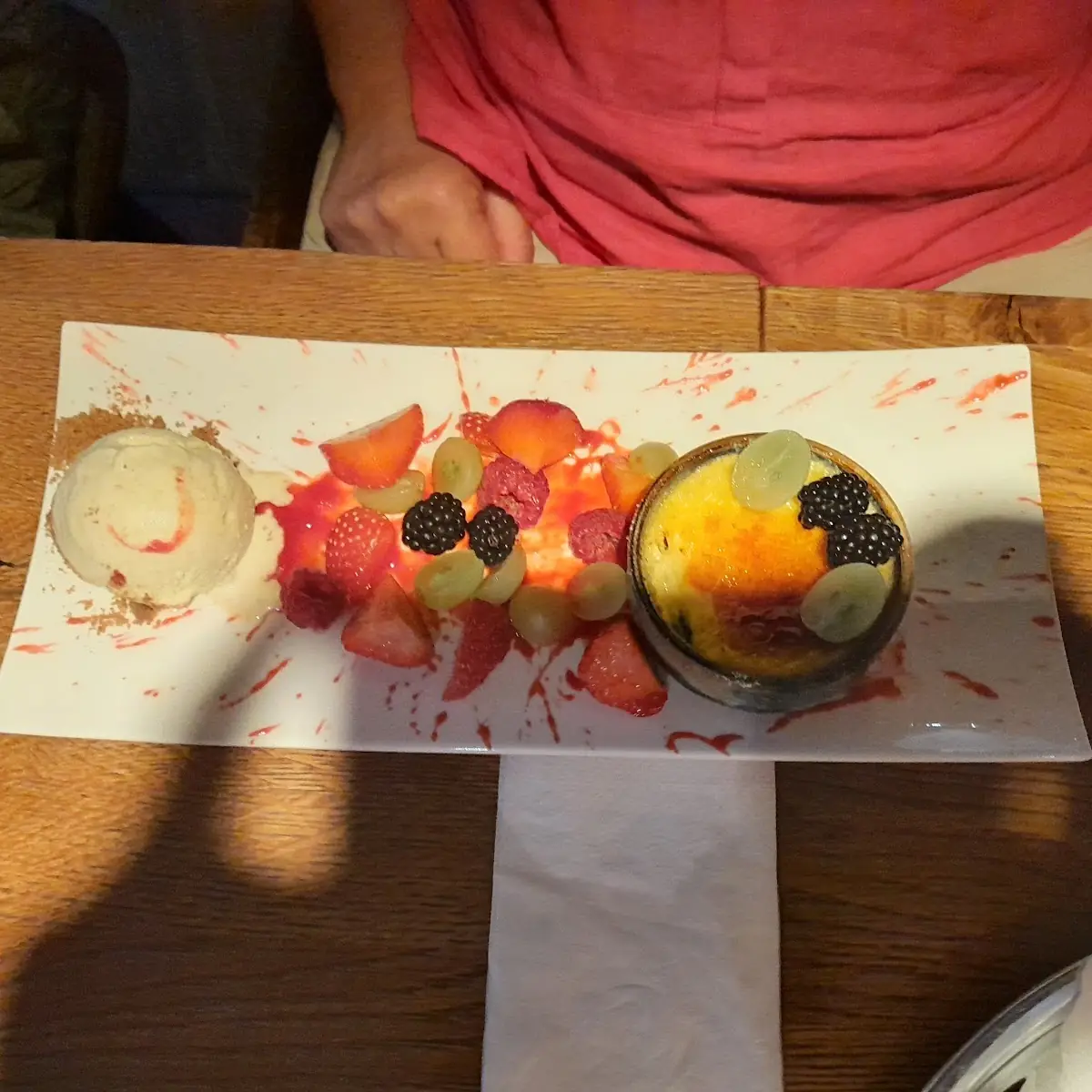 Creme Brulee M Obst U Eis