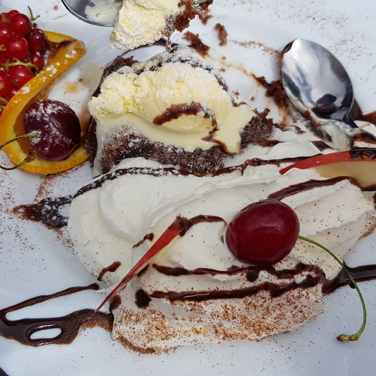 Mohrenkuchen Mit Vanilleeis