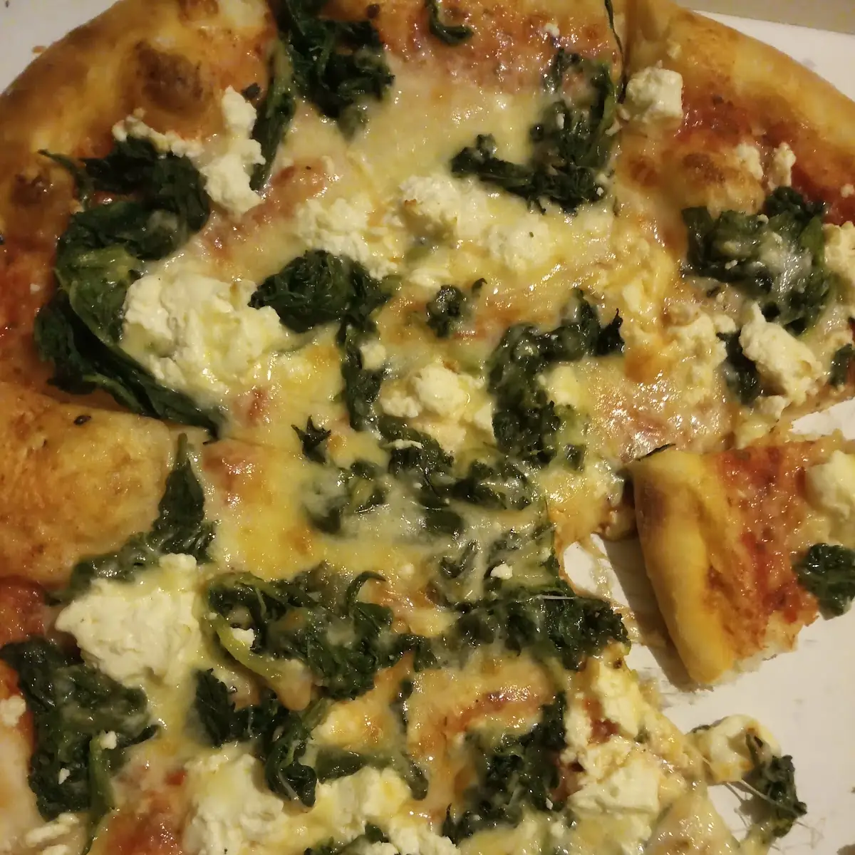 Yamee Spinat Käse Piza
