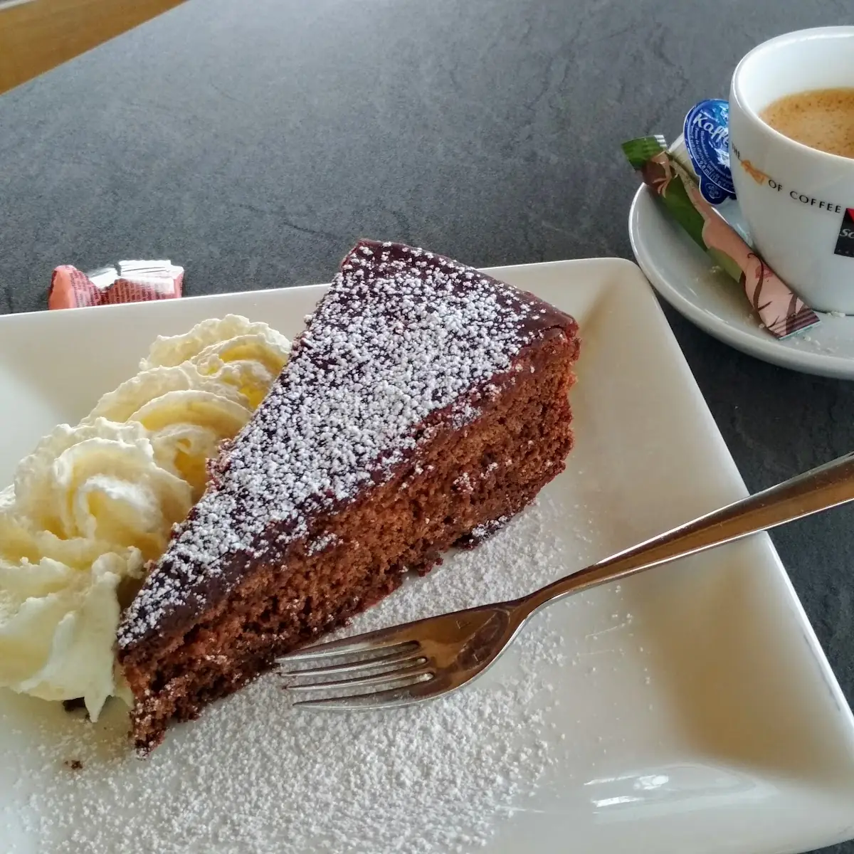 Warmer Schokoladenkuchen