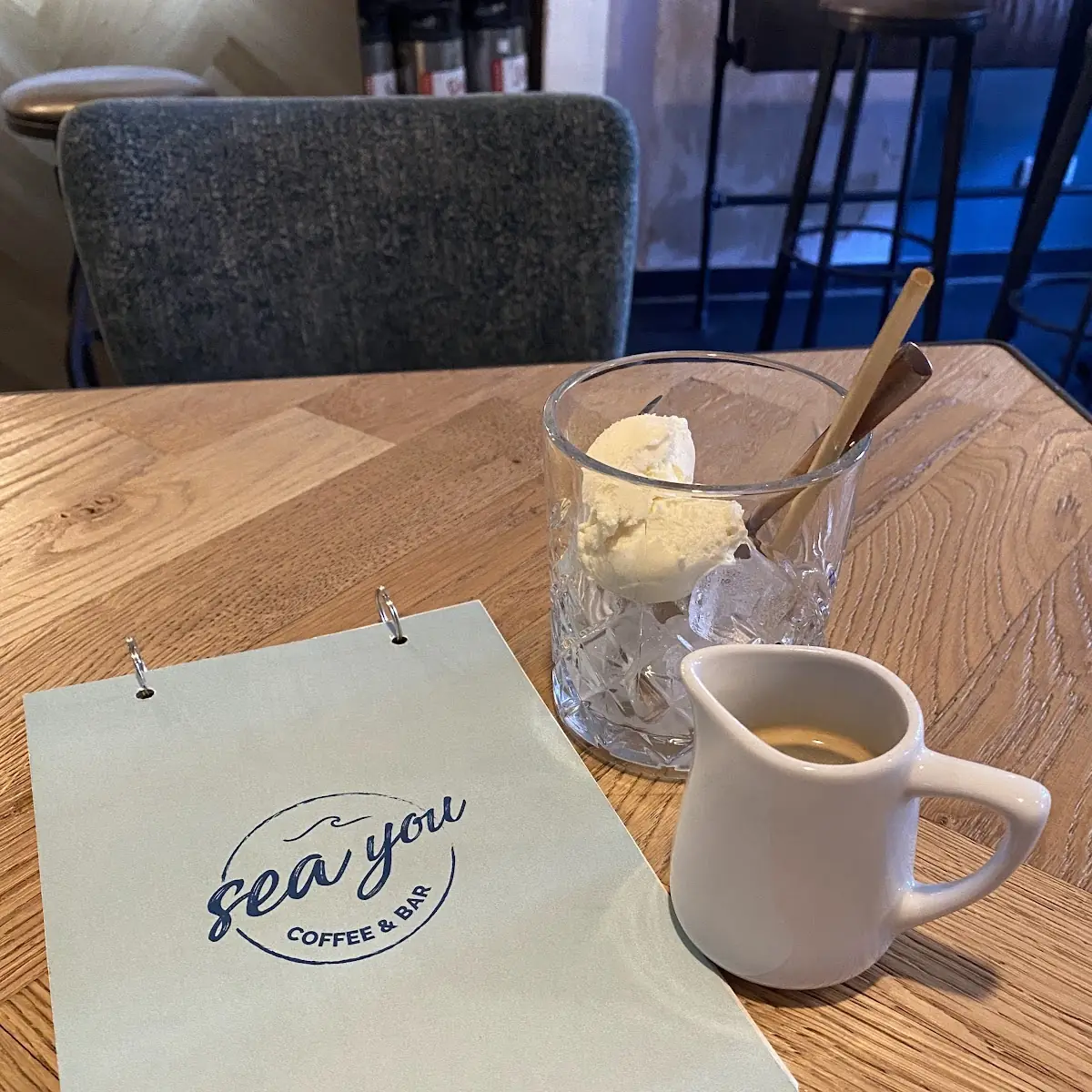 Espresso with Vanilla Ice Cream