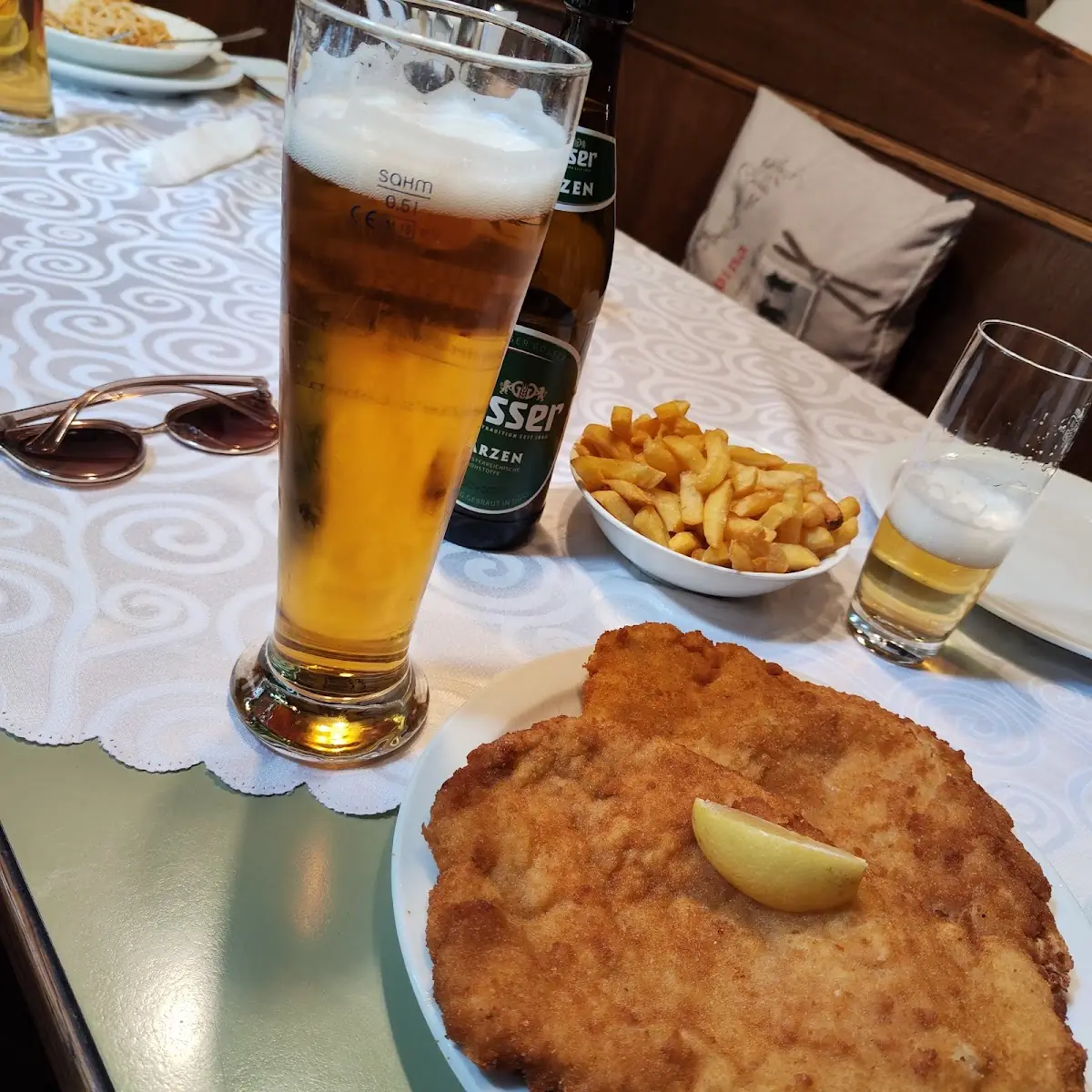 Wiener Schnitzel Wiener Art Und Kartoffelsalat