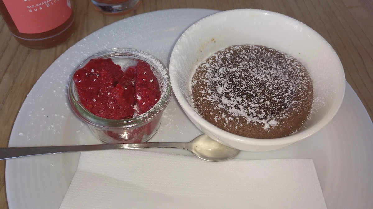 Flüssiger Schokokuchen