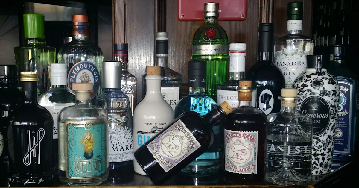 Große Gin Auswahl