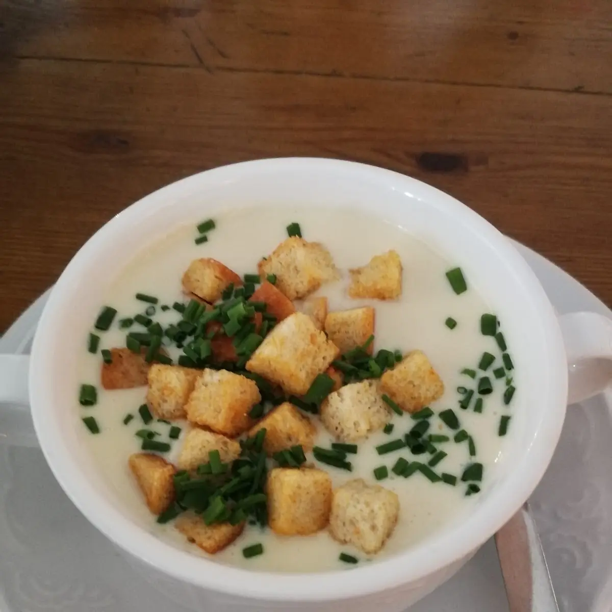 Knoblauchcremesuppe
