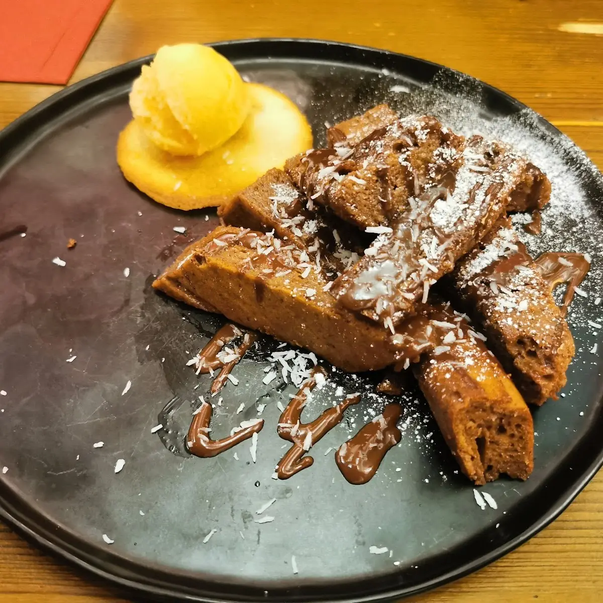 Schoko-kokos-schmarren
