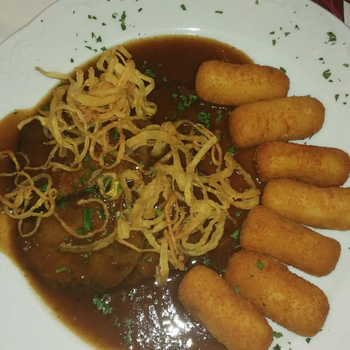 Zwiebelrostbraten