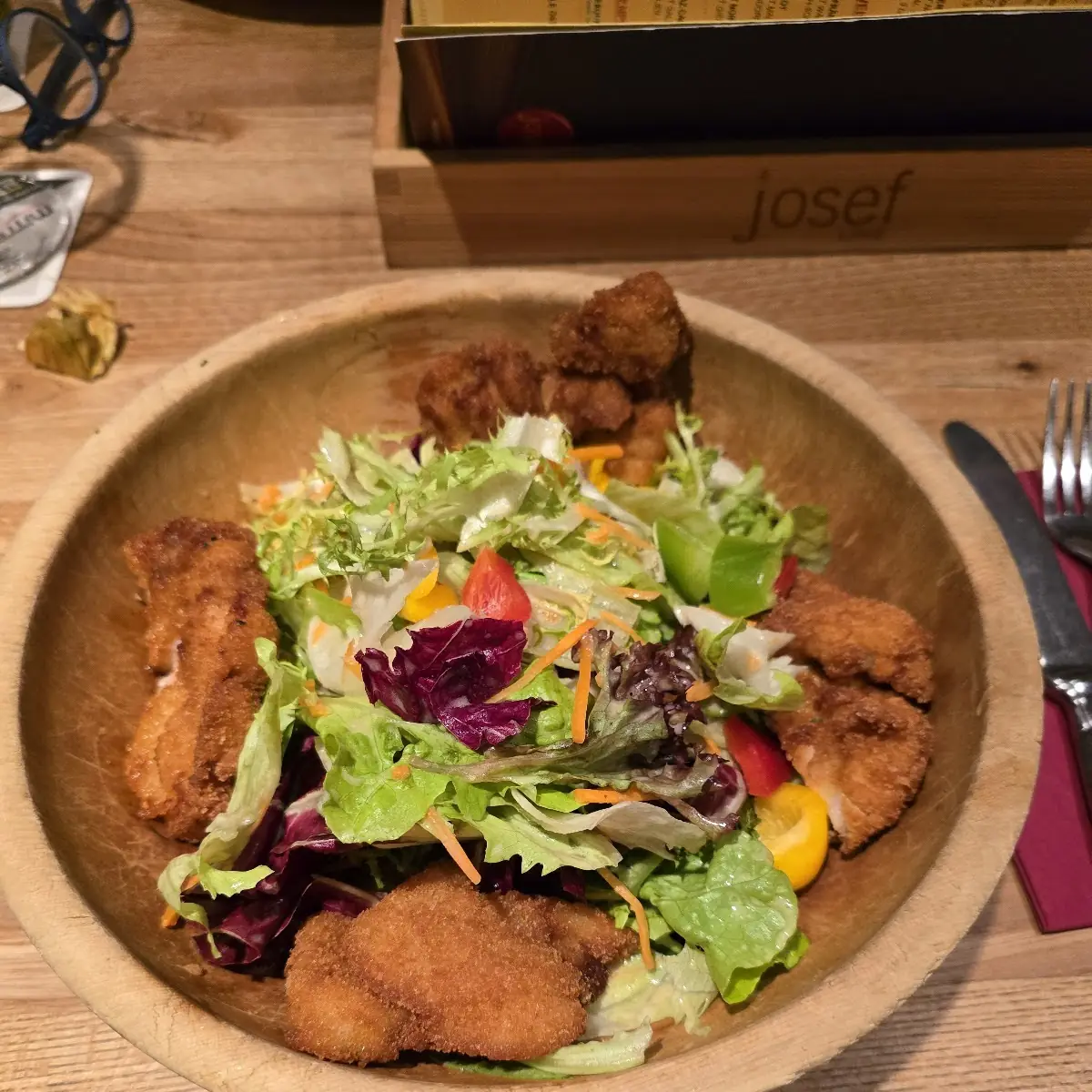 Backhendlsalat
