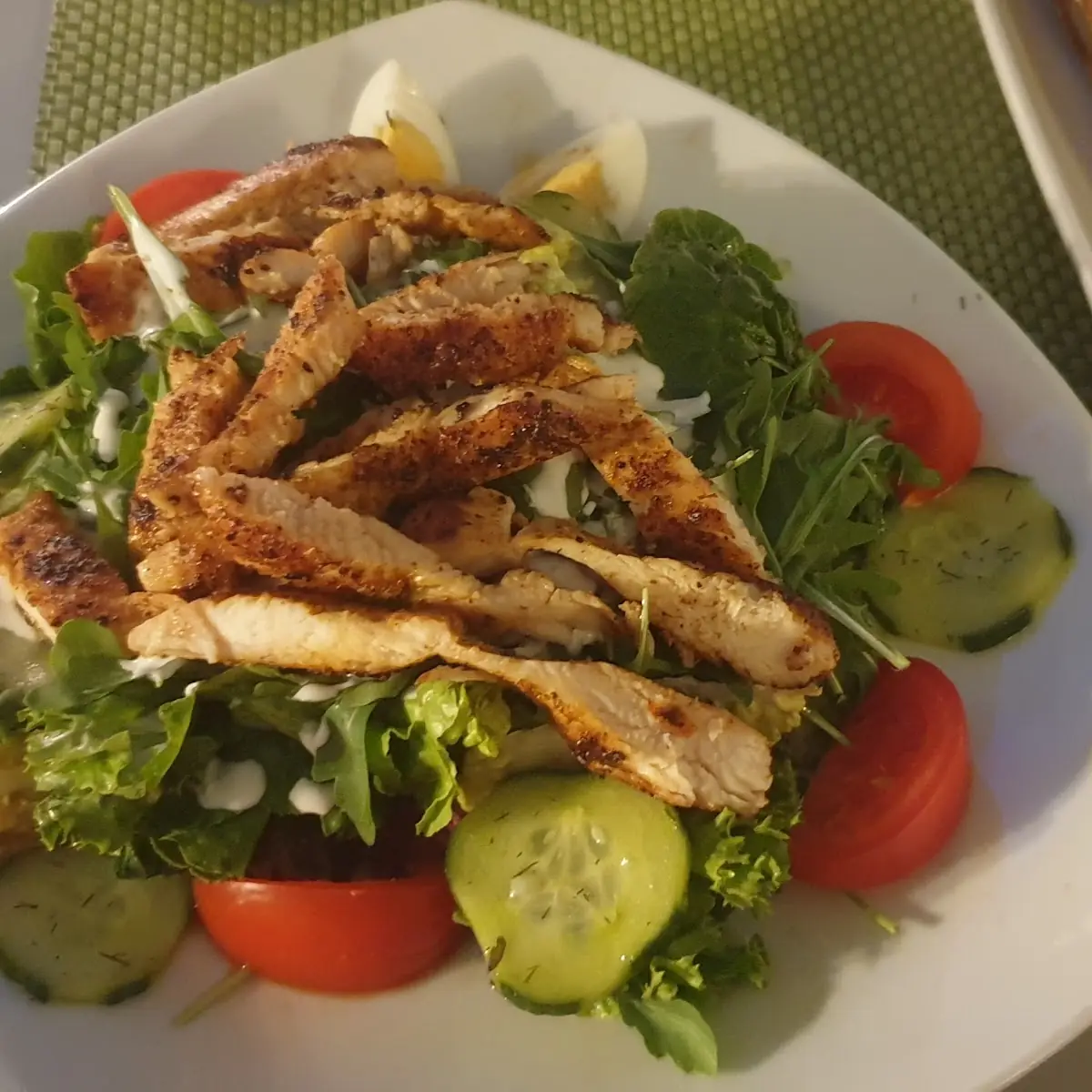 Hühnerstreifensalat