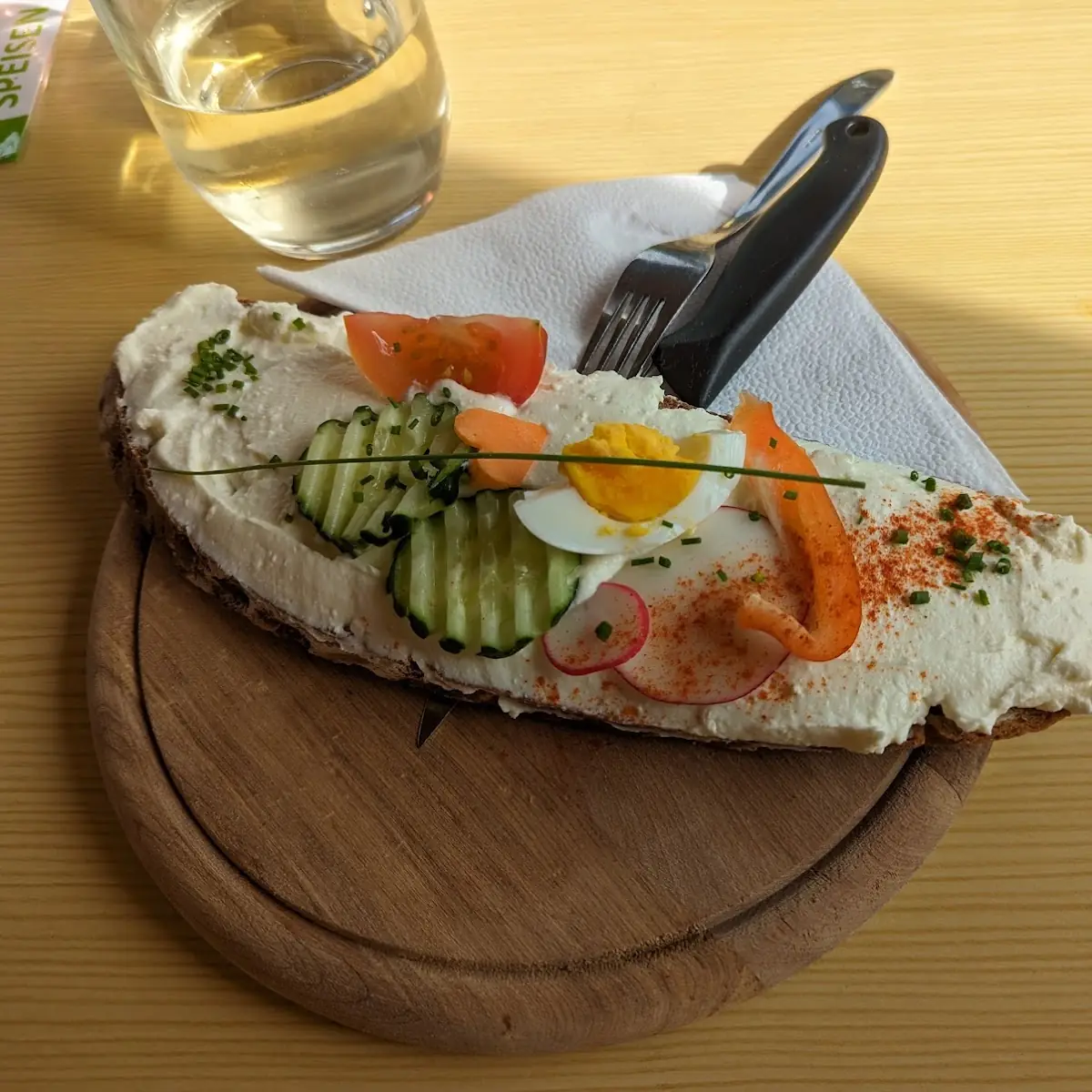 Topfenkäsbrot
