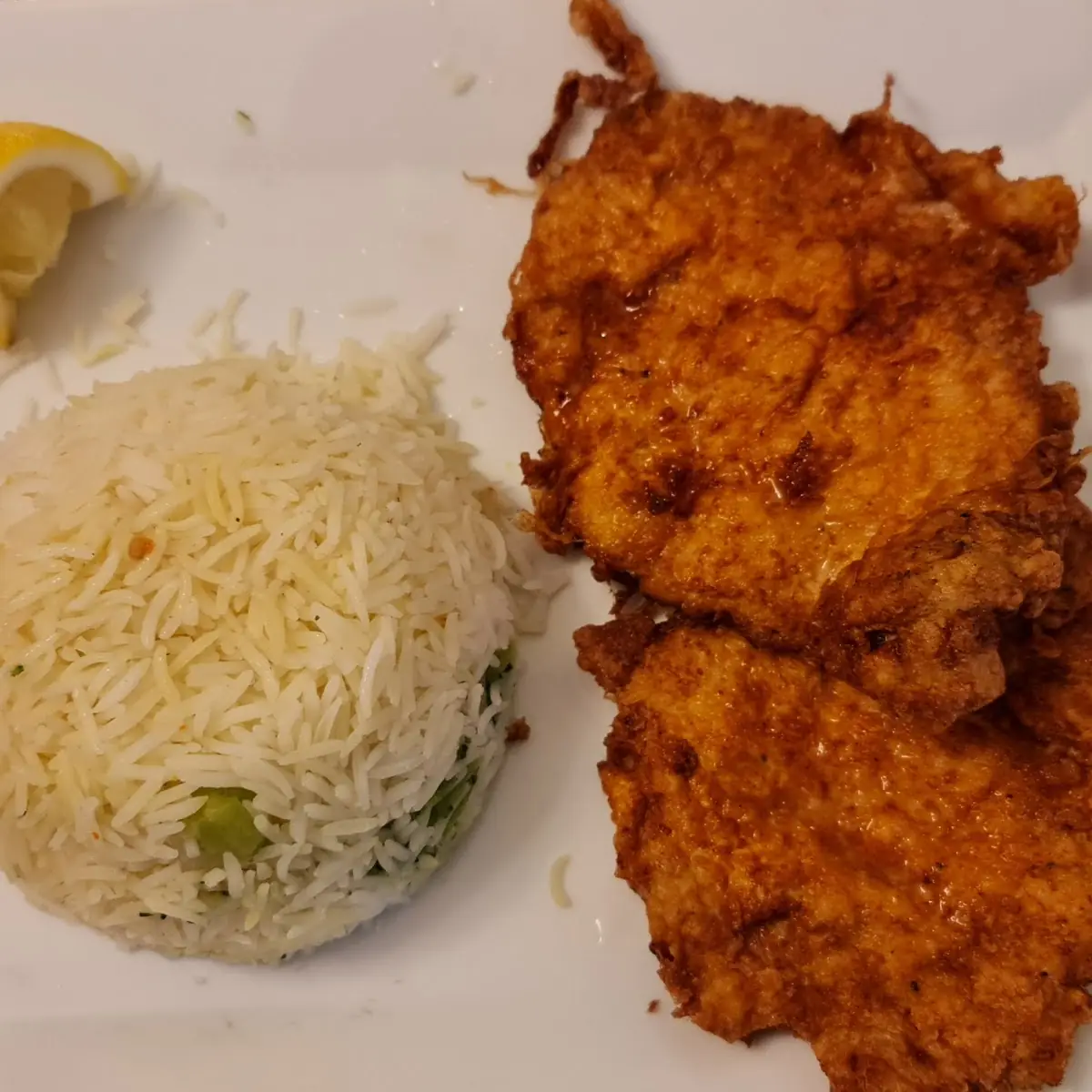 Pariser Schnitzel Mit Reis