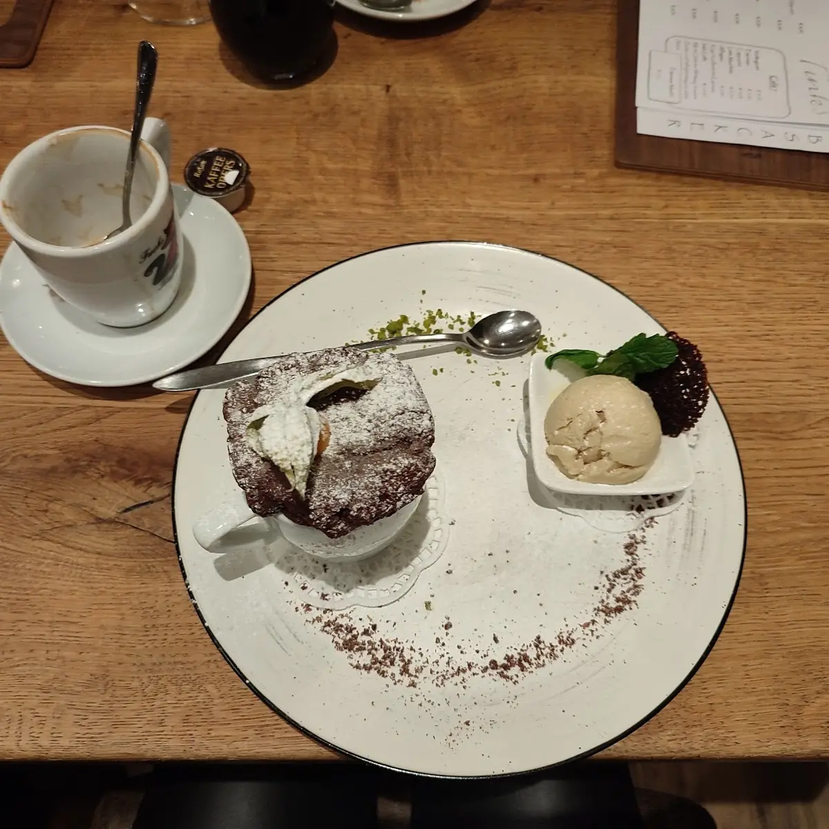 Schokokuchen Mit Flüssigem Kern