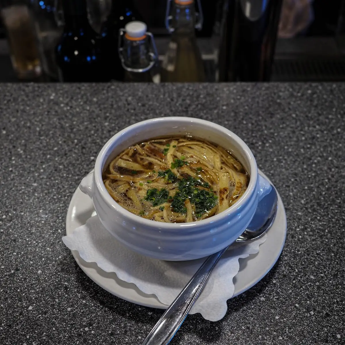 Echte Rindsuppe Mit Frittaten