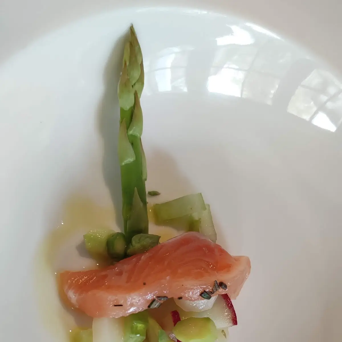 Spargelsalat 3-erlei Spargel Mit Lachsfilet