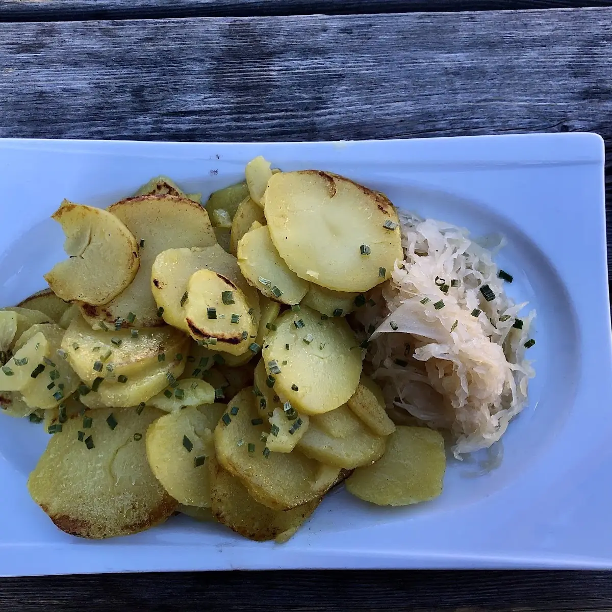 Bratkartoffeln Mit Sauerkraut