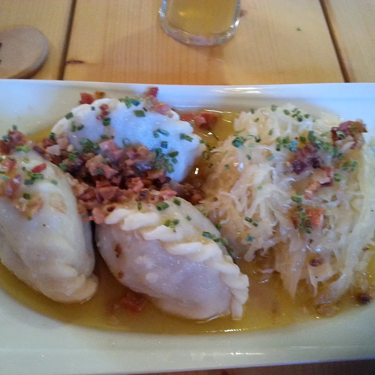 Fleischnudeln Mít Sauerkraut