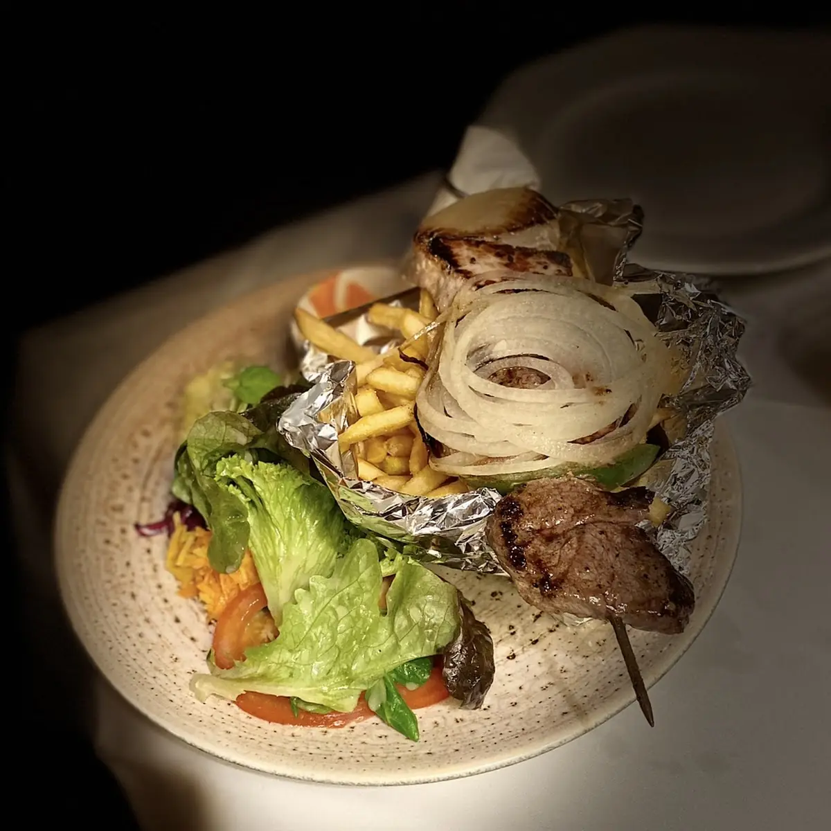 Traditioneller Spieß