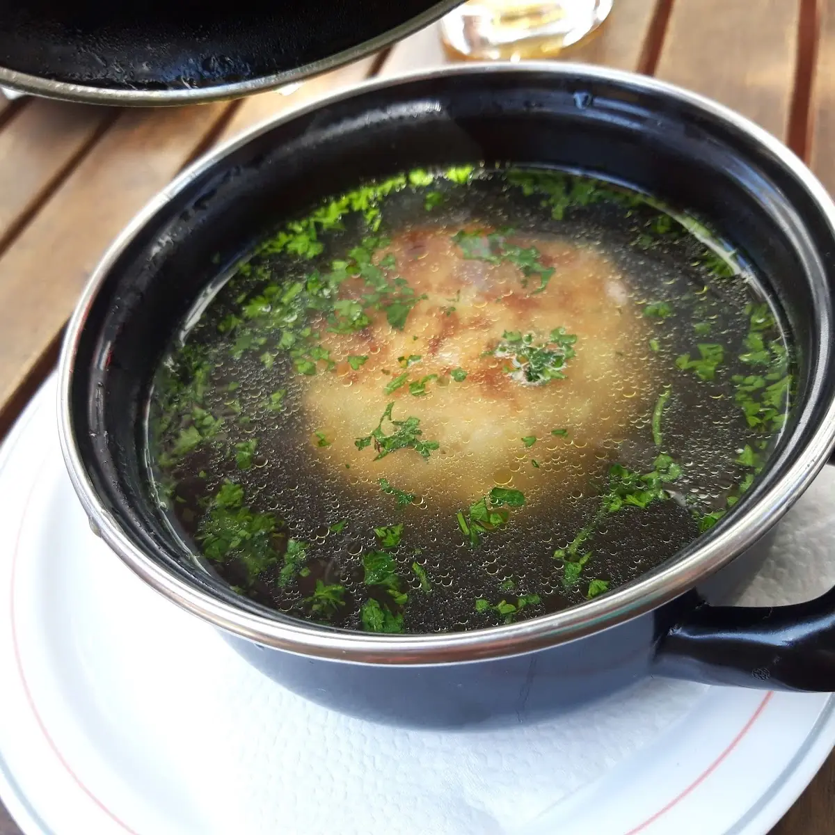 Kaspressknödelsuppe