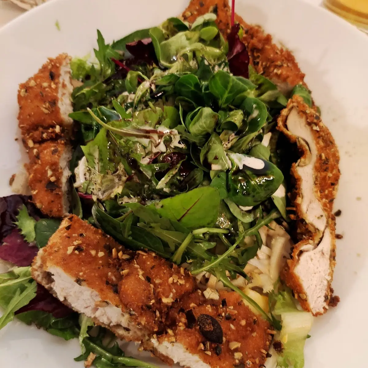 Salat Mit Backhändl