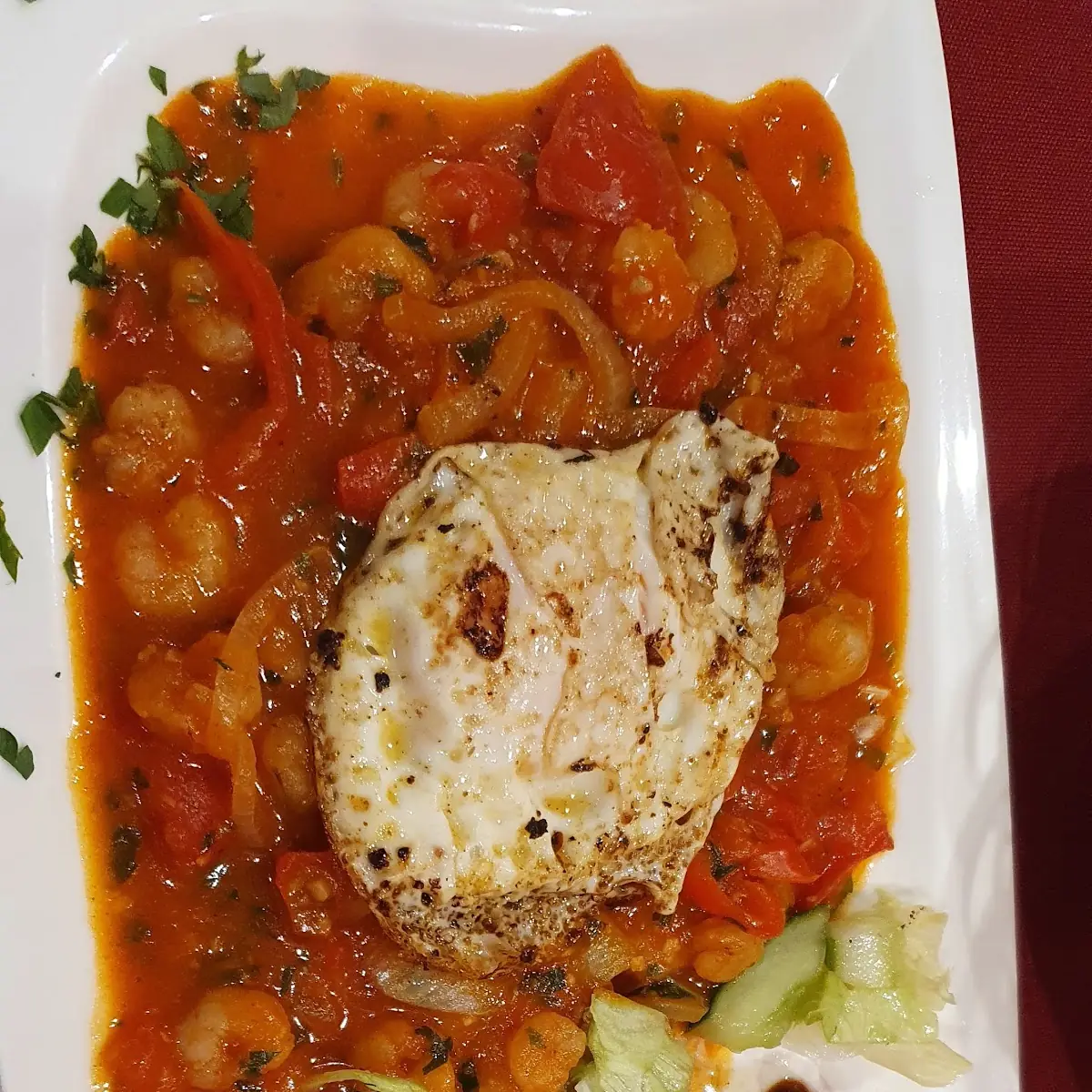 Shrimps Saganaki