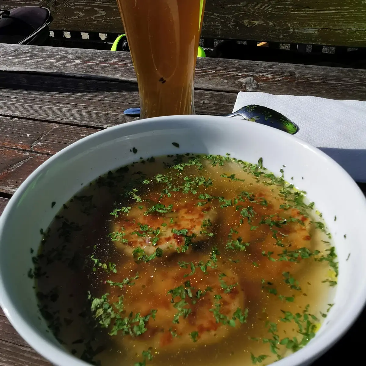 Kaspressknödelsuppe