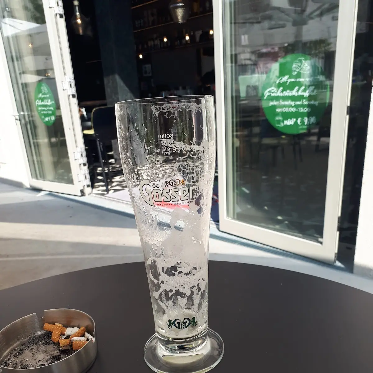 Leeres Bier