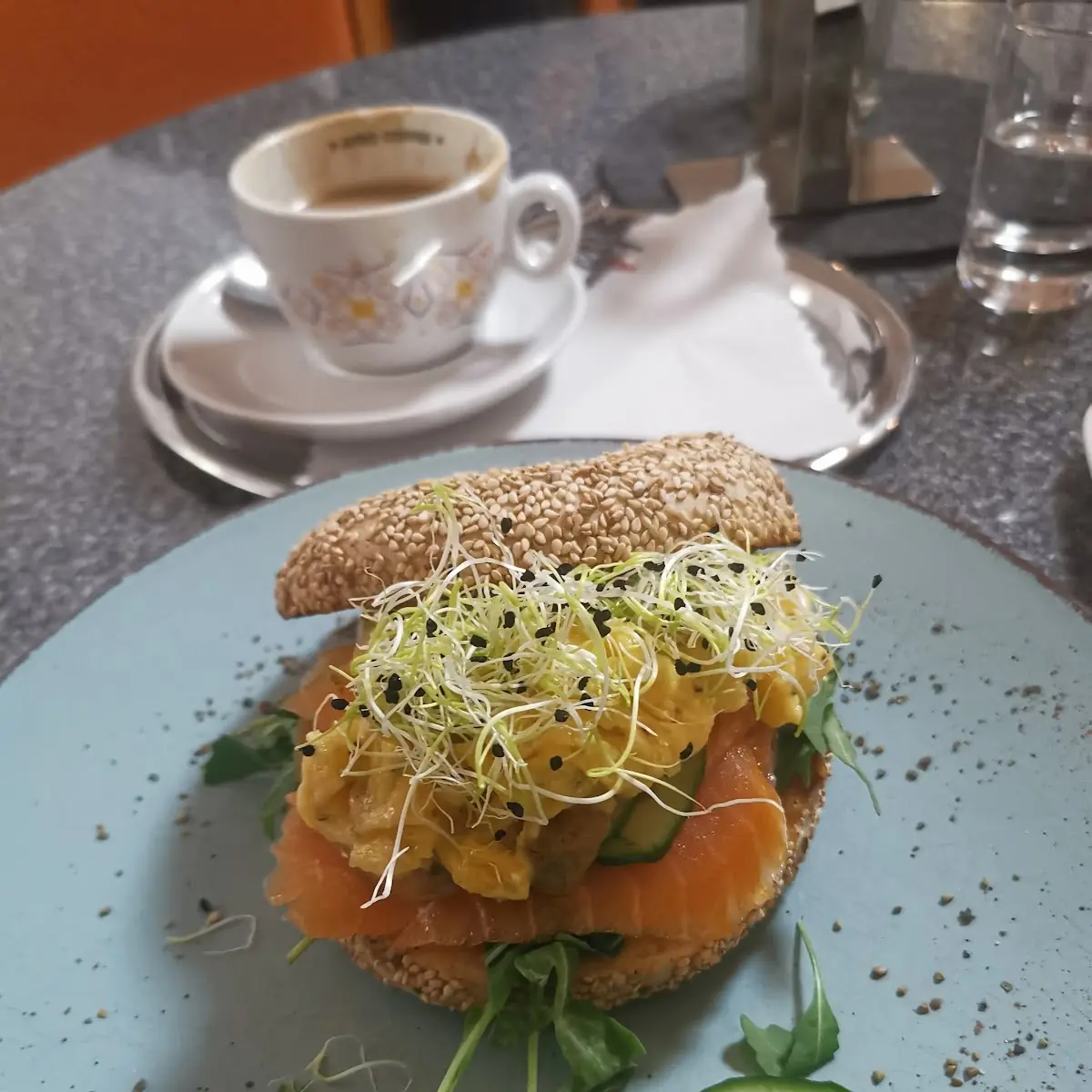 Lachsbagel